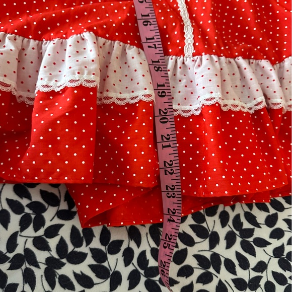 Graybo Originals Red White PolkaDot Vintage”Minnie Mouse”Inspired Prairie Skirt - Picture 13 of 13